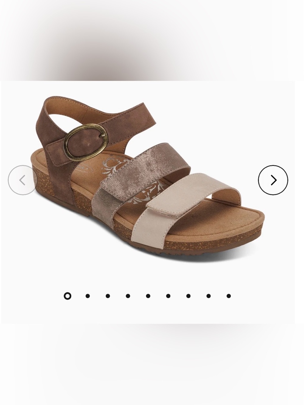 Aertrex Lilly sandals women’s 8.5. Taupe